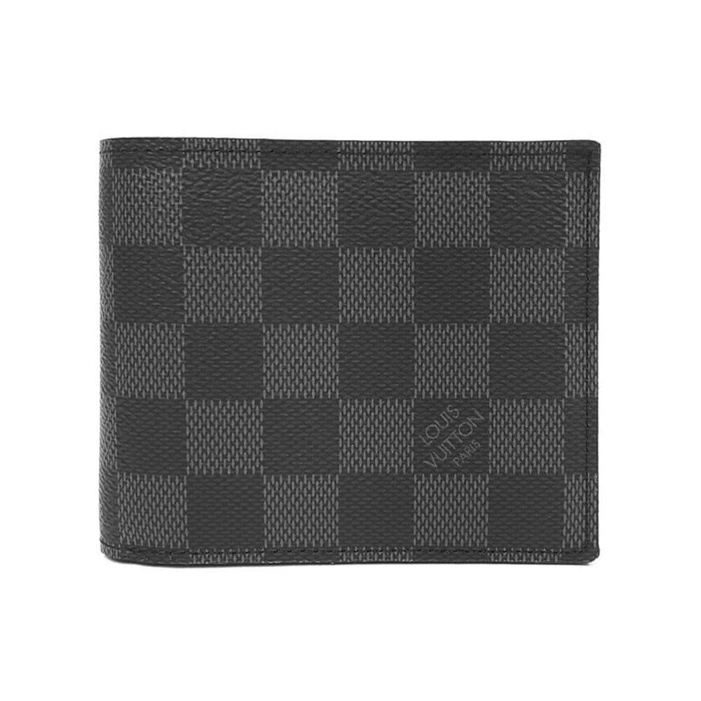 Louis Vuitton Damier Graphite Black Portefeuille Amerigo NM Bi fold Short - Picture 1 of 9